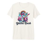 Yacht Rock Flamingo Style rétro années 70 80 Soft Rock Retro T-Shirt Haut de Gamme