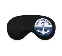 Yacht Rock Revue Sleep Eye Mask Soft Eye Covers Blocking Lights Bandeau avec sangle réglable pour la sieste de voyage