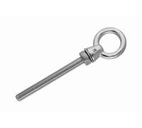 Yacht Steel A4 AISI 316 Boulon à œil en acier inoxydable M8 x 80 mm