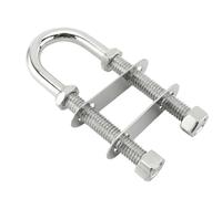 Yacht U Bolts - Heavy Duty Stainless Steel Marine Hardware | U-Bolt Fasteners For Anchors, Docking, Maintenance, Machinery, And Industrial Applications | Ideal For Boats, Yachts, Marinas, Fish