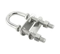 Yacht U Bolts - Heavy Duty Stainless Steel Marine Hardware | U-Bolt Fasteners For Anchors, Docking, Maintenance, Machinery, And Industrial Applications | Ideal For Boats, Yachts, Marinas, Fish
