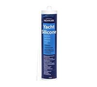 Yachtcare Yacht Silicone Blanc 300 ml - Silicone pour colmatage et jointoiement Cartouche pour de nombreuses applications sur bateau, caravane et camping-car