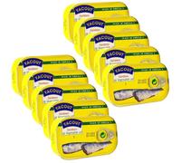 YACOUT - Lot 10x Sardines à l'huile - Conserve 125g