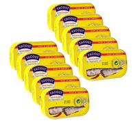YACOUT - Lot 10x Sardines pimentées à l'huile - Conserve 125g