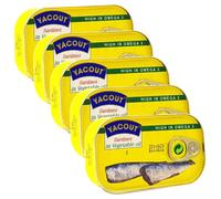 YACOUT - Lot 5x Sardines à l'huile - Conserve 125g
