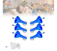 Yacriso Boucles d'oreille gonflables innovantes, Bouchons d'oreille réutilisables Ultra-conformes à la réduction du Bruit, Bouchons d'oreille Liquide Auto-adaptatifs réutilisables (3pair)