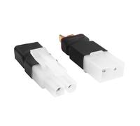 YACSEJAO 1 paire de connecteurs Deans Style T vers connecteur sans fil Odamiya mâle femelle adaptateur pour drone RC FPV voiture camion Lipo NiMH chargeur de batterie ESC