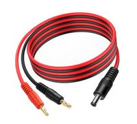 YACSEJAO 14AWG DC5525 to 4mm Banana Cable 3FT/1M DC 5.5mm x 2.5mm to 4mm Banana Plug Cable DC 12V-24V Instrumentation Equipment Connector (DC5.5 * 2.5MM)