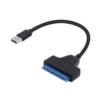 YACSEJAO Câble adaptateur USB 3.0 SATA III pour disque dur SATA III, câble convertisseur externe pour SSD et HDD de 2,5", support de transfert de données UASP