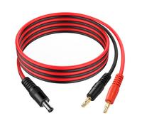 YACSEJAO Câble banane femelle DC5521 jusqu'à 4 mm 3FT/1 m 5,5 mm 54 mm 54 V -24 V - Câble de connexion