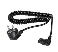 YACSEJAO Câble d'alimentation EU 3 Prong AC IEC C13 femelle vers fiche Euro CEE 7/7 Câble bobine 1,5 m 3 broches pour PC, moniteur, imprimante, scanner, TV (bas)