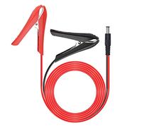 YACSEJAO câble de batterie DC avec pinces crocodiles DC 5,5 x 2,1 mm mâle vers des pinces de batterie, cordon d'extension pour chargeur de voiture 12-24V, câble d'alimentation pour accessoires auto
