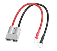 YACSEJAO Câble de charge pour chariot élévateur électrique, 10 AWG, 50 A, connecteur rapide de type O, terminal vers Anderson SB-50