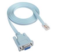 YACSEJAO Câble de console 3M DB9 vers RJ45 DB9 9 broches femelle Port série RS232 vers RJ45 Convertisseur Compatible avec le commutateur routeur Cisco