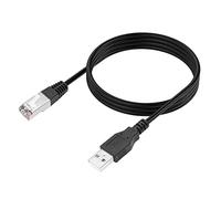 YACSEJAO Câble de Contrôle USB Vers RJ50 10P10C pour APC - Câble de Scanner de Données, 2 m