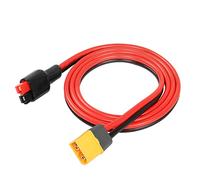YACSEJAO Câble d'extension 12 AWG XT60 mâle vers panneau solaire 1 m XT60 vers 45 A pour batterie externe RC Lipo batterie au lithium
