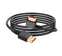 YACSEJAO Câble HDMI 2.1 à angle droit 8 K - 90 ° - 48 Gbps - Haute vitesse - HDMI mâle vers mâle - Pour 4K @ 120 Hz 8K @ 60 Hz 2K @ 240 Hz (angle droit)