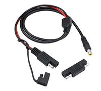 YACSEJAO Câble SAE vers DC 8 mm 14 AWG 3,3 FT SAE mâle vers DC 8 mm mâle pour camping-car et générateur solaire portable