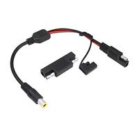 YACSEJAO Câble SAE vers DC 8 mm 14 AWG 3 m DC 8 mm mâle vers SAE pour camping-car et générateur solaire portable