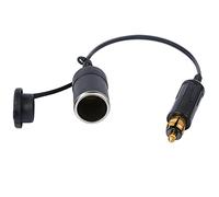 YACSEJAO Hella (Din) vers adaptateur allume-cigare standard - Rallonge de câble, prise européenne mâle Din adaptateur allume-cigare 12V 24V pour moto et camion