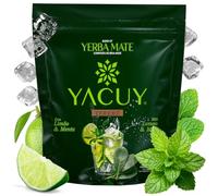 Yacuy Yerba Mate Green 0,5kg | LIMAO & MENTA | Terere | Thé de maté brésilien | Menthe, arôme de citron | Riche en antioxydants et minéraux | Mate feuilles volantes 500g