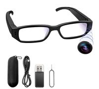 Yadayuki Caméra Espion, HD 1080P Lunettes Caméra Cachee,Mini caméra Espion Cachée, Camera Vidéo d'action Portable pour Vélo et Activités de Plein Air