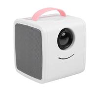 YADECL Mini projecteur Projecteur LCD LED Portable, entièrement Pris en Charge, projecteur extérieur de cinéma Maison Cadeaux pour Enfants (Couleur : Roze)
