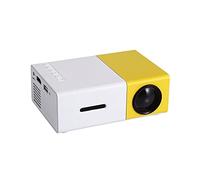 YADECL Mini projecteur, vidéoprojecteur LCD LED Couleur Portable pour Enfants présents, Film vidéo TV, Jeu de fête