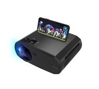 YADECL V50 Projecteur Portable 5G Mini Smart Real 1080p Film Complet Proyector 200 '' Projecteurs LED Grand écran (Couleur : Argento)
