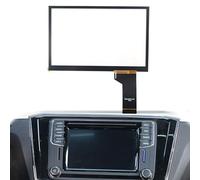 YADINATAY Écran tactile LCD de rechange mat HD avec caoutchouc pour VW Golf Jetta Passat Atlas Tiguan MIB STD2 Radio Multimédia Navigation Écran en verre Remplacement TDO-WVGA0633F00039