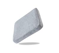 Yadlan Coussin pour Chaises Interieur avec Rabat, Galette De Chaise Carré Epais, 6cm Mousse à MéMoire Coussin Cuisine Chaise, Respirant Coton et Lin, Confortable pour Toute La Saison Gris
