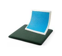 Yadlan Galette Chaise Scandinave Ovale, Coussin Chaise Carré 40cm Galette De Chaise DéHoussable 40 x 40 Frais Gel Coussin De SièGe De Chaise De Salle à Manger Dehoussable et AntidéRapant Gris Foncé