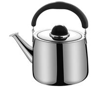 Yadlan Théière en Acier Inoxydable 2L avec Sifflet, Theiere Induction Bouilloire Retro Poignée Résistante à la Chaleur pour Cuisinière