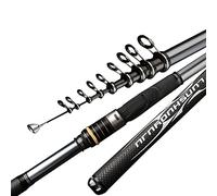 YADLCR Canne à pêche en mer, Canne à pêche en Carbone de 3,6 m à 6,3 m, Canne à pêche télescopique de surfcasting équipement de pêche de Voyage (Size : 3.6m)