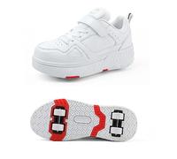 YADLCR Roue Chaussures De Sport Chaussures De Skate À roulettes Chaussures roulettes Entraînement Roller Skate Chaussures avec roulettes pour Jeunes Adultes(3,32 EU)