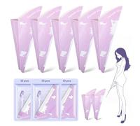 YADOBIG 30 Pièces Urinoir Femme Portable, Imperméable Pisse Debout, Pipi Debout Jetables en Papier, Adaptés aux Femmes Enceintes, aux Patients, aux Camping, Violets, Anti-Fuite