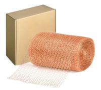 YADOBIG Filet Cuivre Anti Limaces et Escargots, Filet Anti Limaces 12.5cm x 6m, Double Copper Mesh pour Jardin, Rat, Rongeurs