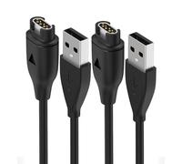 Yaekea 2 Pièces Chargeur pour Garmin Fenix 7/7S/7X/6S/6X Pro/5S/5X Plus, Forerunner 935/945/745/45/265/245, Approach S10/S40/S60, Epix 2, Vivoactive 3/4S, Vivomove 3/3S, Instinct 2X, Venu 2 Plus/2S/Sq