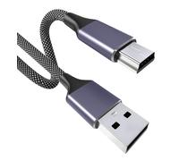 Yaekea 3.3FT Mini USB câble compatible avec Garmin GPS, Canon/Nikon Caméra, PS3 contrôleur, Blue Yeti Microphone, Texas Instruments Calculatrice, Gopro Hero, Dash Cam Bi-Tone tressé Mini câble