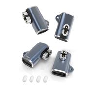 Yaekea Adaptateur USB-C 4Pack pour Casques Shokz Adaptateur magnétique câble de Charge USB-C Compatible avec Aftershokz Aeropex (AS800) / OpenComm (ASC100SG) / Shokz OpenRun Pro (S810) / OpenRun
