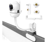 Yaekea Flexible Baby Monitor Mount Compatible avec HelloBaby HB6550 / HB65 / HB6560 / HB40 / HB6339, ANMEATE SM935E, Infant Optics DXR-8 Pro Support de Moniteur de bébé sans Outils ou dommages au Mur