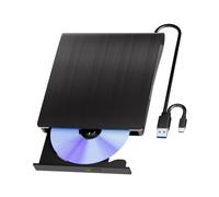 Yaeonku Lecteur Blu-ray externe compatible lecture/gravure, graveur Blu-Ray 3D pour PC
