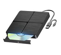 Yaeonku Lecteur Blu-ray externe, lecteur CD DVD BD portable USB 3.0 Type-C 3D, graveur Bluray CD/DVD fin pour ordinateur portable MacBook, PC de bureau compatible avec Mac OS Windows XP/7/8/10/11