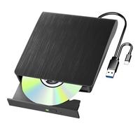 Yaeonku Lecteur Blu Ray Externe Lecteur DVD/BD/CD Lecture/écriture Lecteur Blu Ray Portable USB 3.0 et Enregistreur DVD Type-C 4K Ultra Haute Définition Enregistreur BluRay pour Win7/8/10/11/MacOS