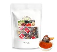 Yaepoip Kidney Tea Formula Ginseng Five Treasure Tea Combination Wolfberry Tea Chinese Formula Teas for Men and Women (1Box)