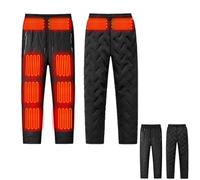 YAERLE Pantalon Chauffant pour Homme Femme Long Thermique Pantalon 10 Zones À 3 Niveaux De Température Hommes Femmes Legging Chauffant Électrique USB Chaud Hiver (Size : 6XL)