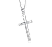 YAFEINI Collier avec pendentif en forme de croix pour homme et femme - Collier religieux gravé Philippiens 4:13 I Can Do All Things - Bijoux en croix pour homme et femme