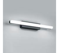 Yafido Lampe Miroir Salle de Bain 40CM LED Applique Murale Blanc Froid 6000K, 9W Éclairage 800LM Lumiere IP44 Luminaire Noir Lampe Armoire Bathroom Vanity Light dessus Lavabo 230V Douche Vasque