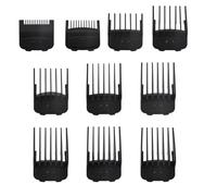 YAFLUG 10 Pièces Sabot Tondeuse, Magnétique Sabot Pour Wahl, Peignes Pour Sabot Cheveux,Clip Métallique, Coupe Est De 1.5-22 Mm Convient À Toutes Les Tondeuses Wahl De Taille Réelle(10 Longueurs,B)