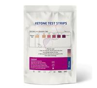 YAFLUG 100 Pièces Bandelettes De Test De Cétose | Test De Cétones Pour Un Régime Cétogène Efficace, Bandelettes De Test Cétogène, Bandelettes De Test De Cétose, Bâtonnets De Test Cétogène, Ketostix